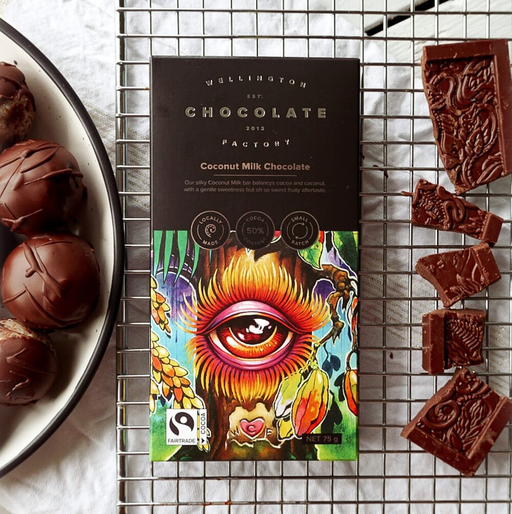 CHOCOLATE ALMOND COCONUT BALLS