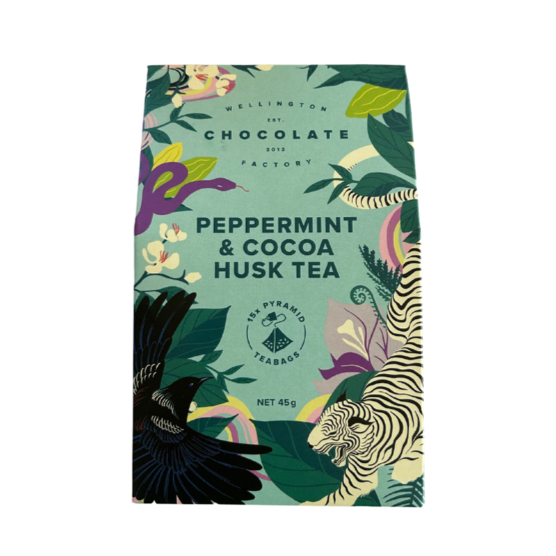 Peppermint Cocoa Husk Tea