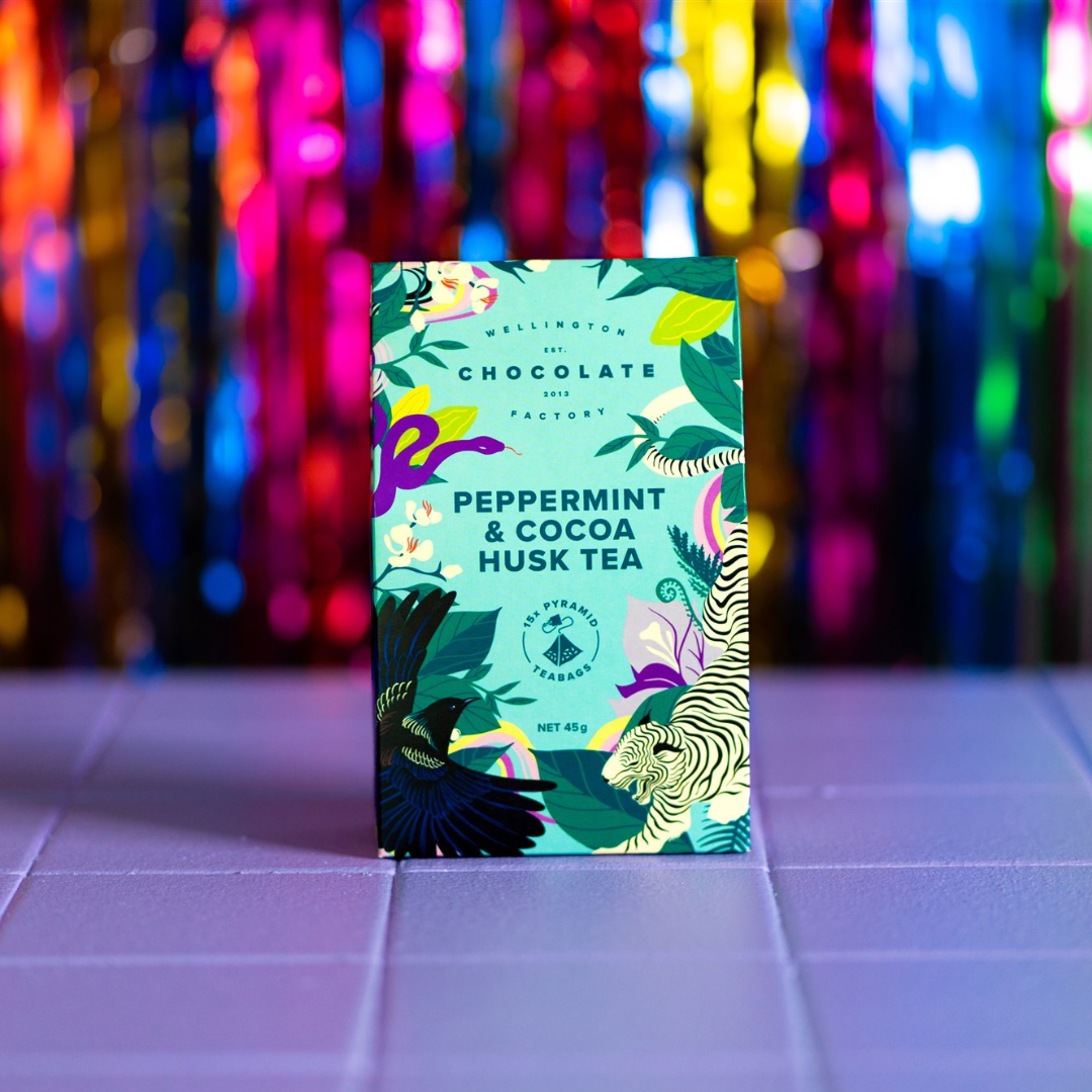 Peppermint Cocoa Husk Tea