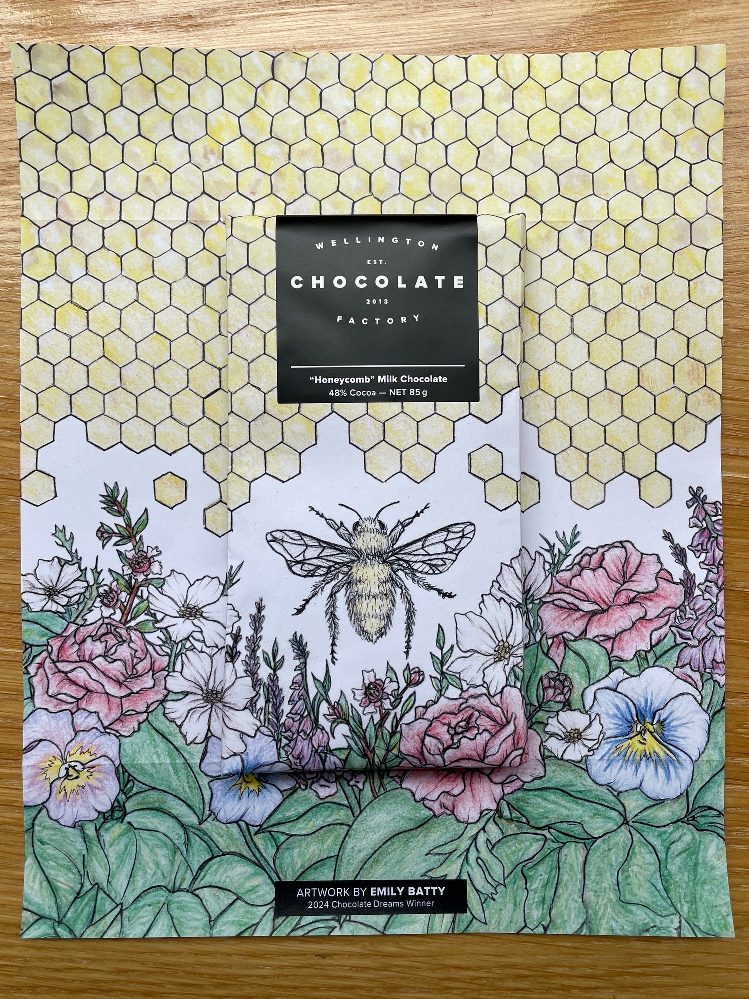 Dream, design, wrap - custom wrapper for Chocolatier Experience