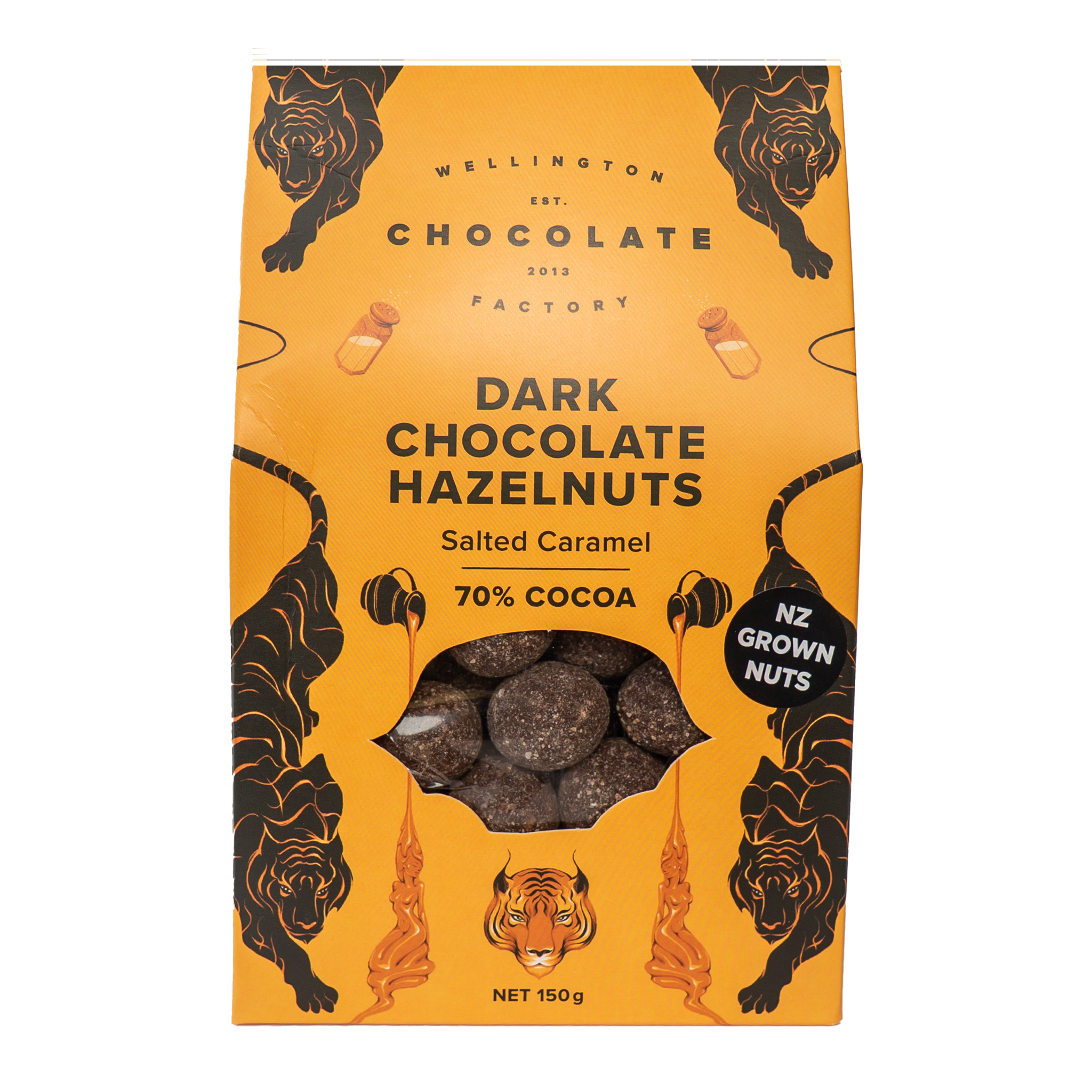 Salted Caramel Dark Chocolate Hazelnuts
