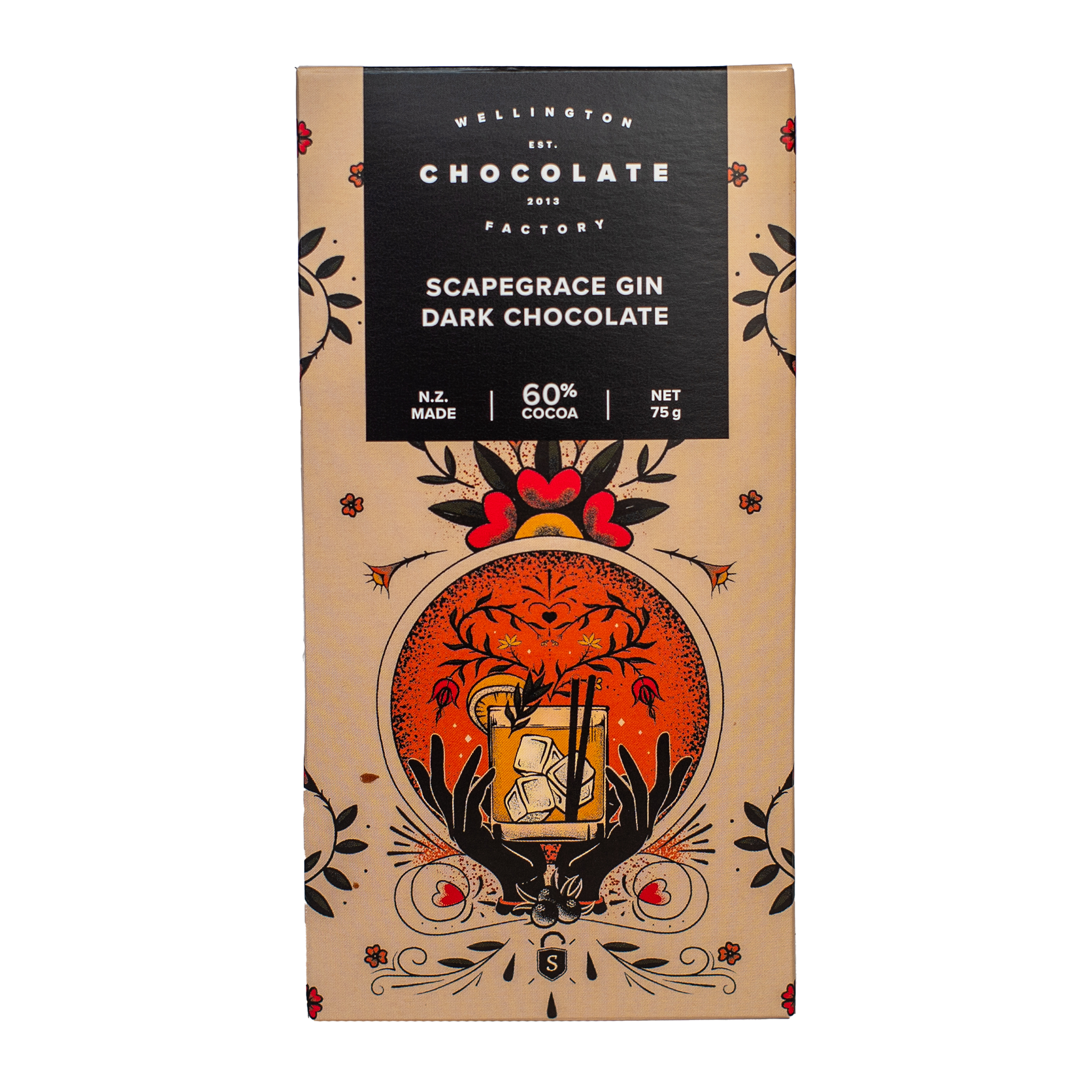 Gin Dark Chocolate Bar