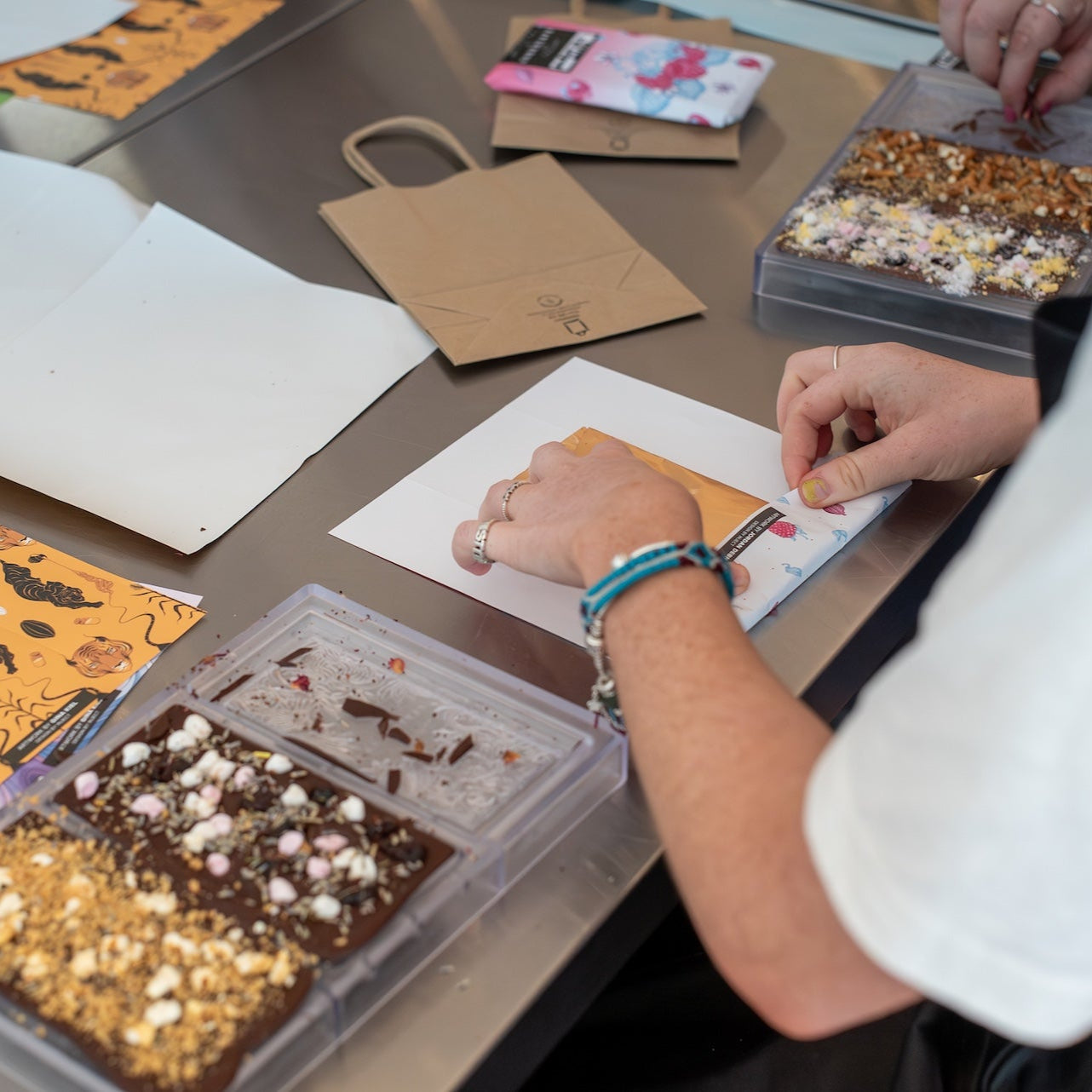 Dream, design, wrap - custom wrapper for Chocolatier Experience