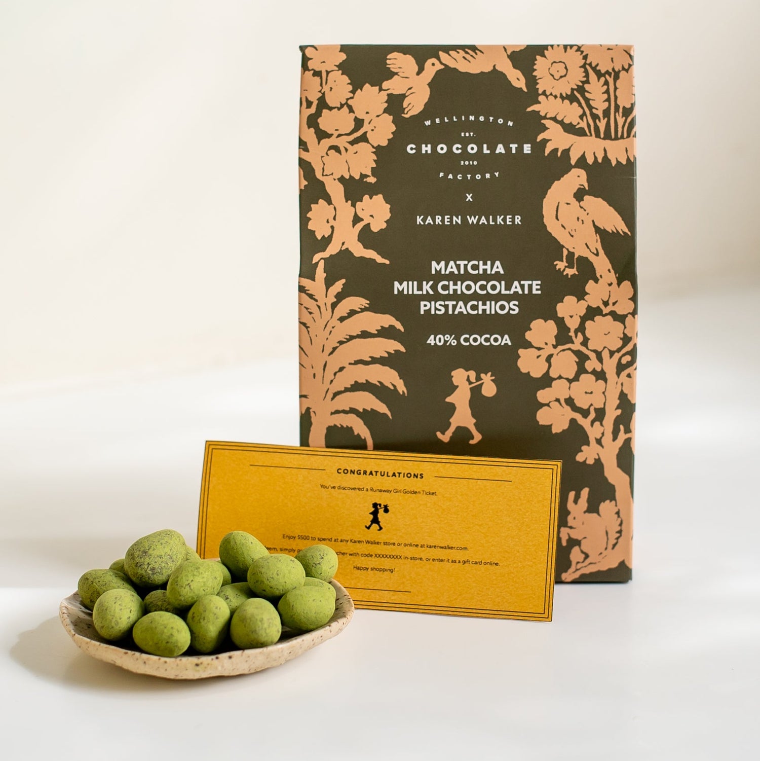 Karen Walker Matcha Pistachios