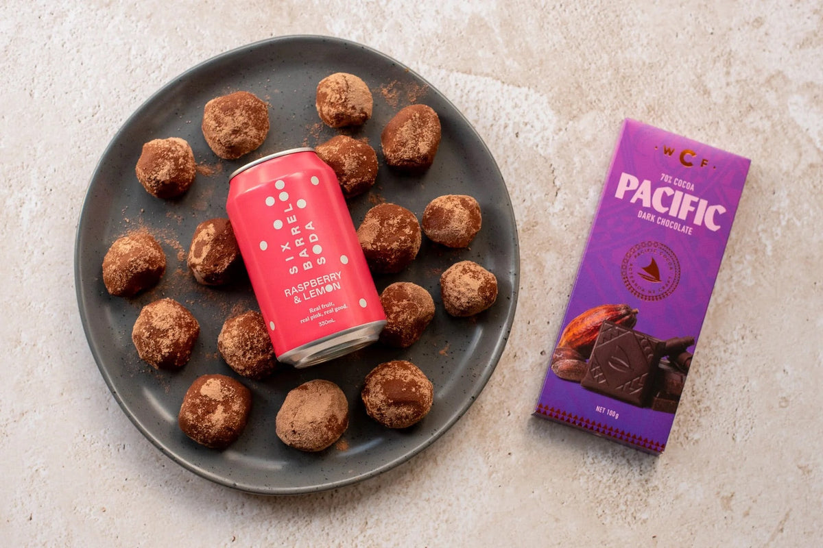 Recipe: Dark Chocolate, Raspberry and Lemon Truffles