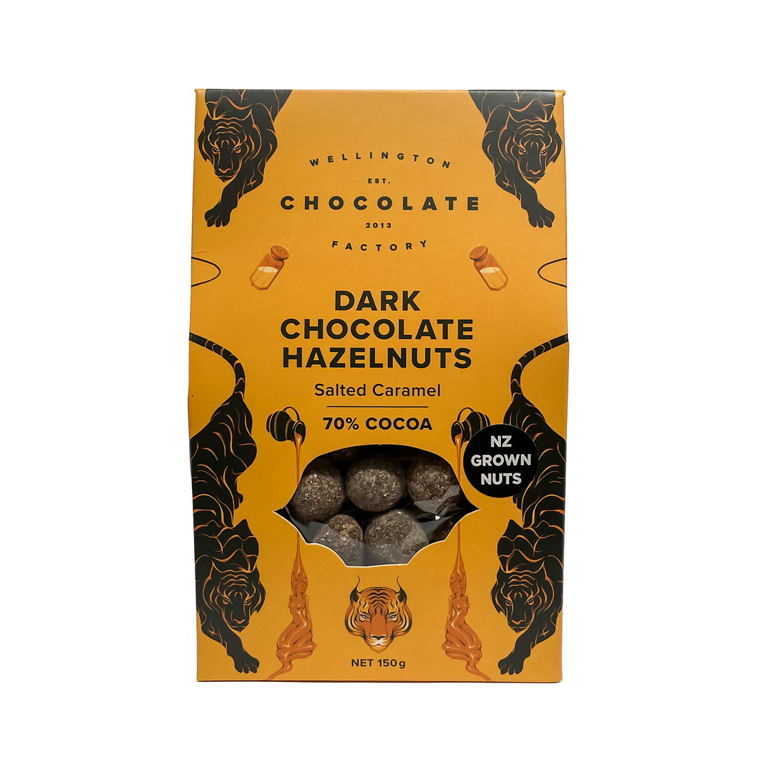 Dark Salted Caramel Hazelnuts 150g