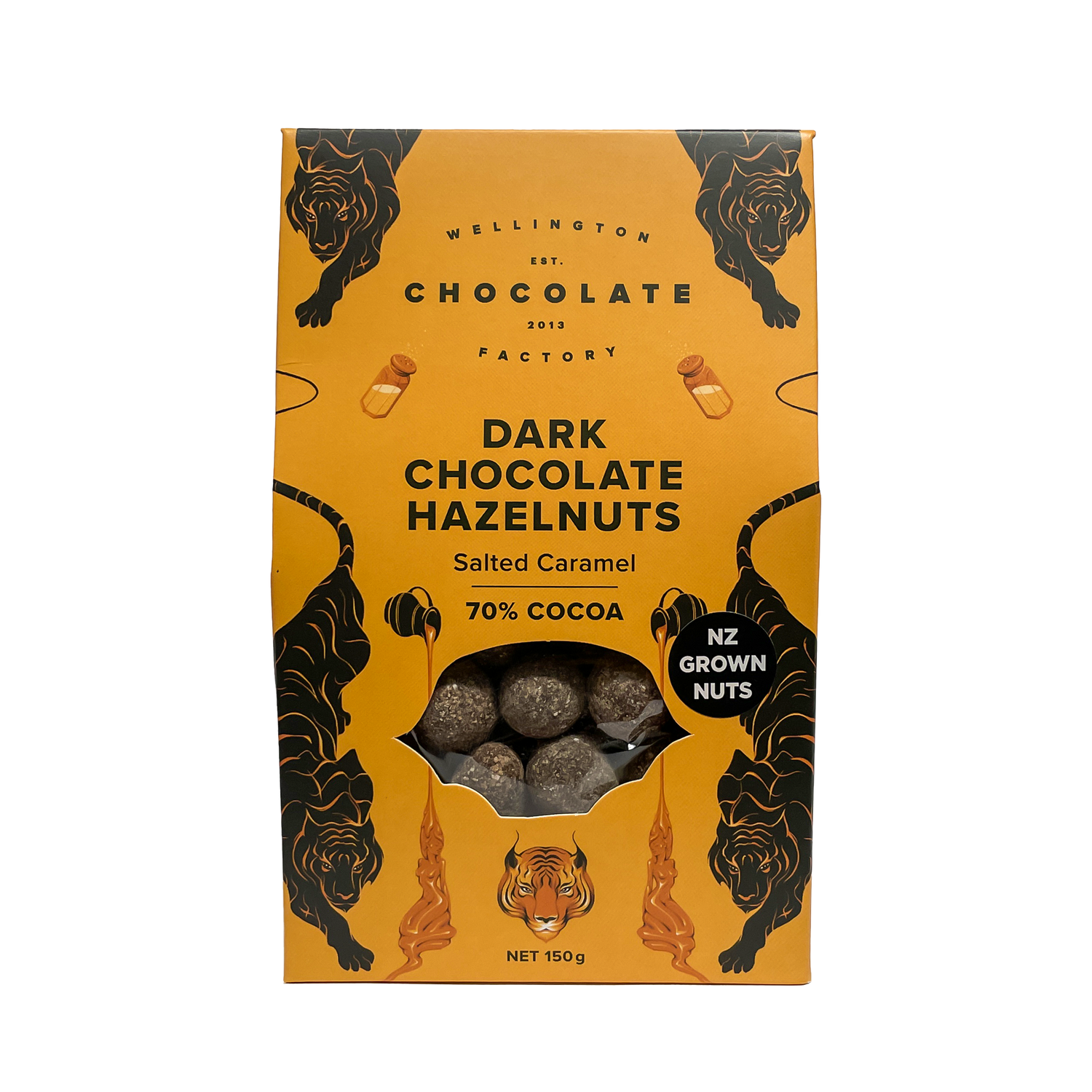 Dark Salted Caramel Hazelnuts 150g