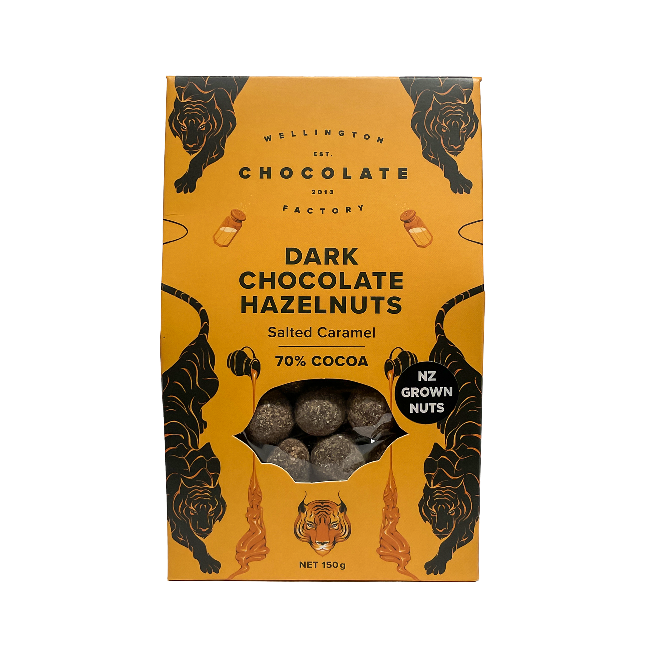 Dark Salted Caramel Hazelnuts 150g