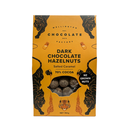 Dark Salted Caramel Hazelnuts 150g