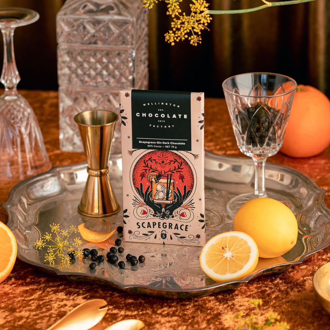 Gin Dark Chocolate Bar