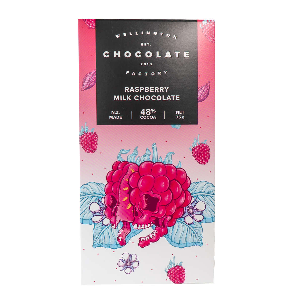 Raspberry Milk Chocolate Bar (10 Pack)
