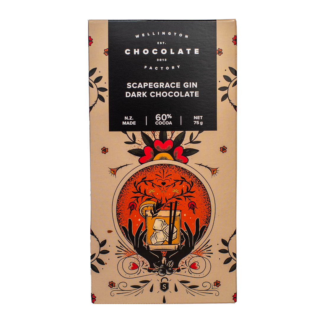 Gin Dark Chocolate Bar