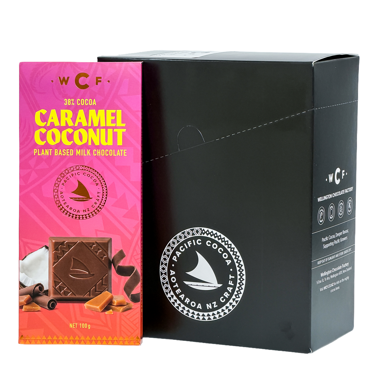 Pacific Coconut Caramel Milk Chocolate (10 pack)