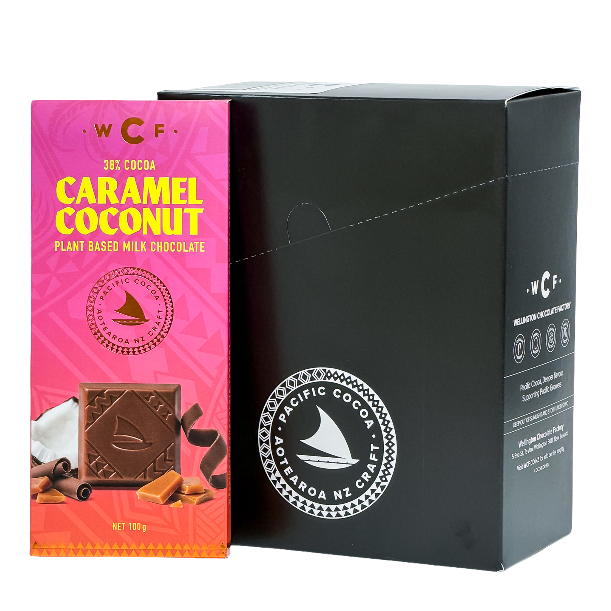 Pacific Coconut Caramel Milk Chocolate (10 pack)