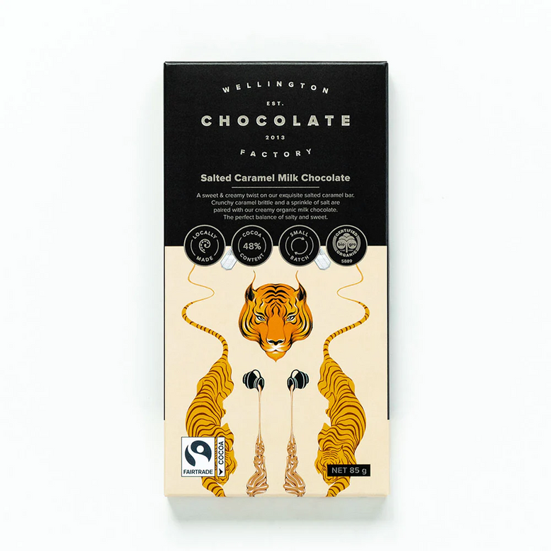 Milk Salted Caramel Chocolate Bar [85g]