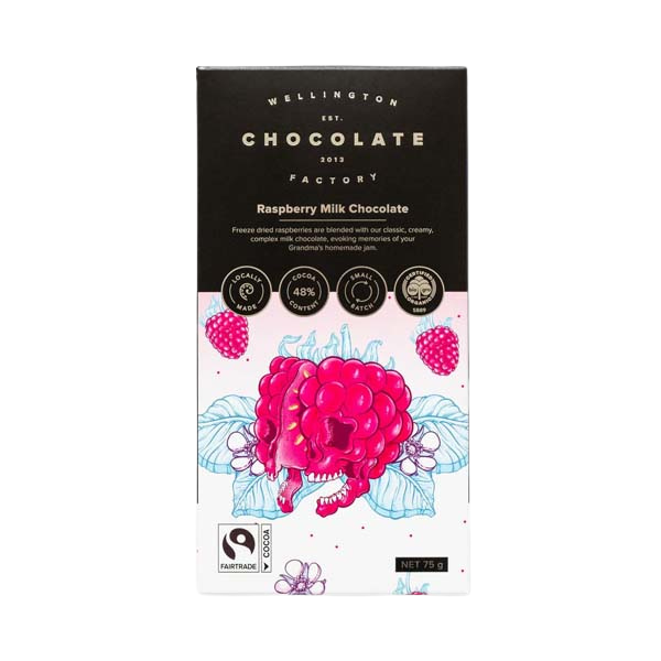 Raspberry Milk Chocolate Bar [75g]